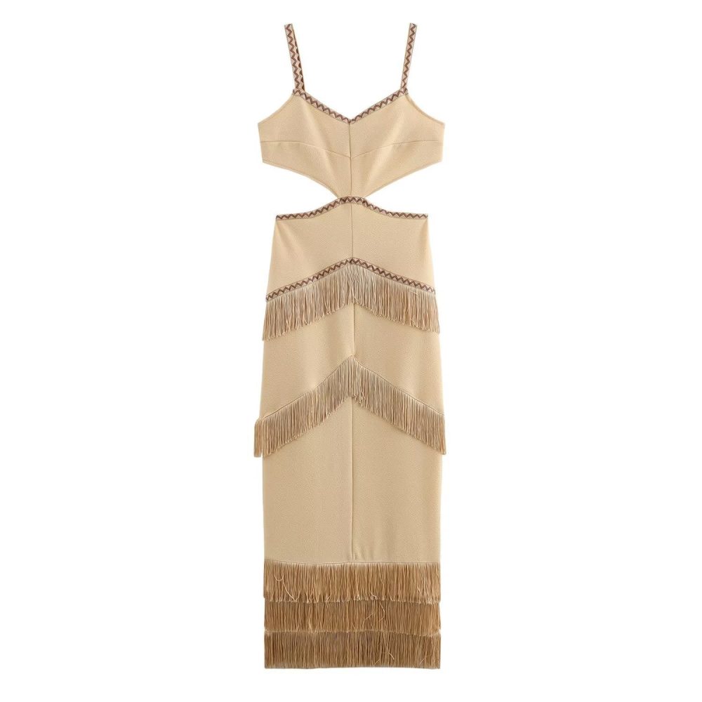 Free Spirit Tassle Maxi Dress - Image 4