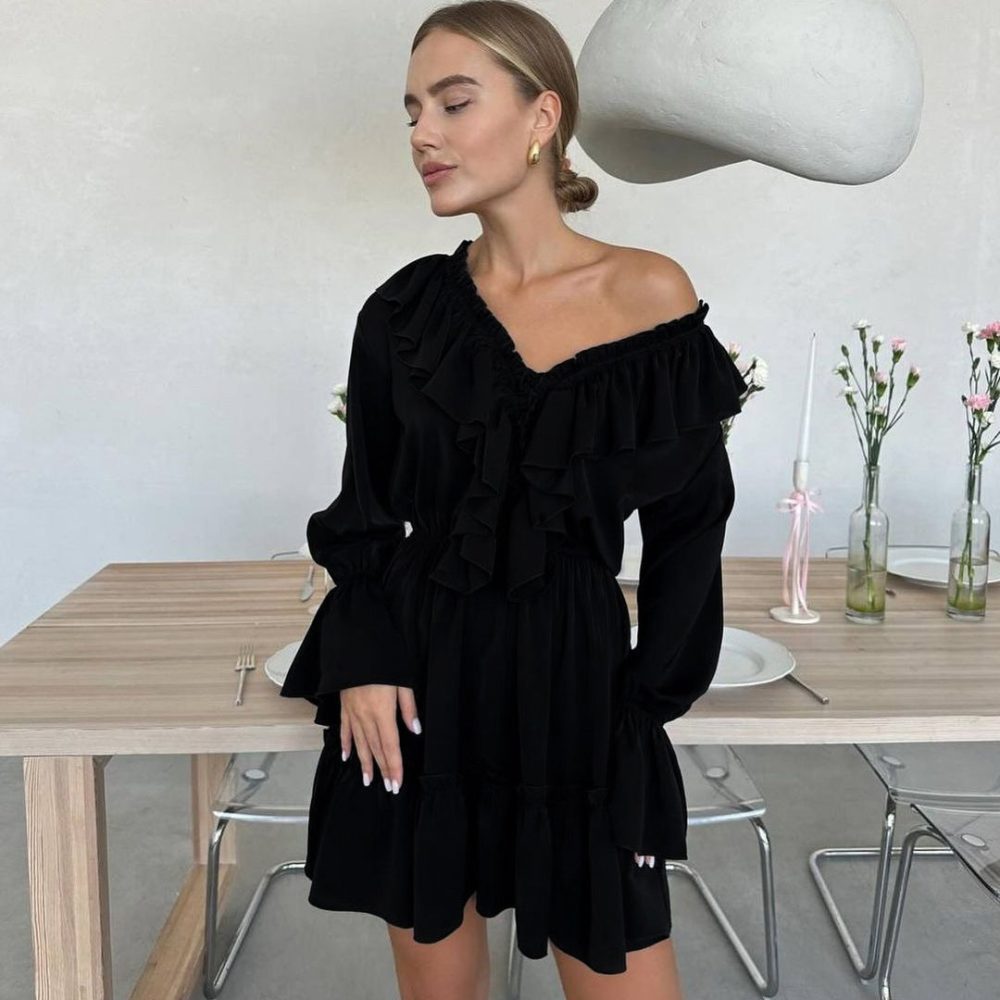 Anya Long Sleeve Mini Dress - Image 5